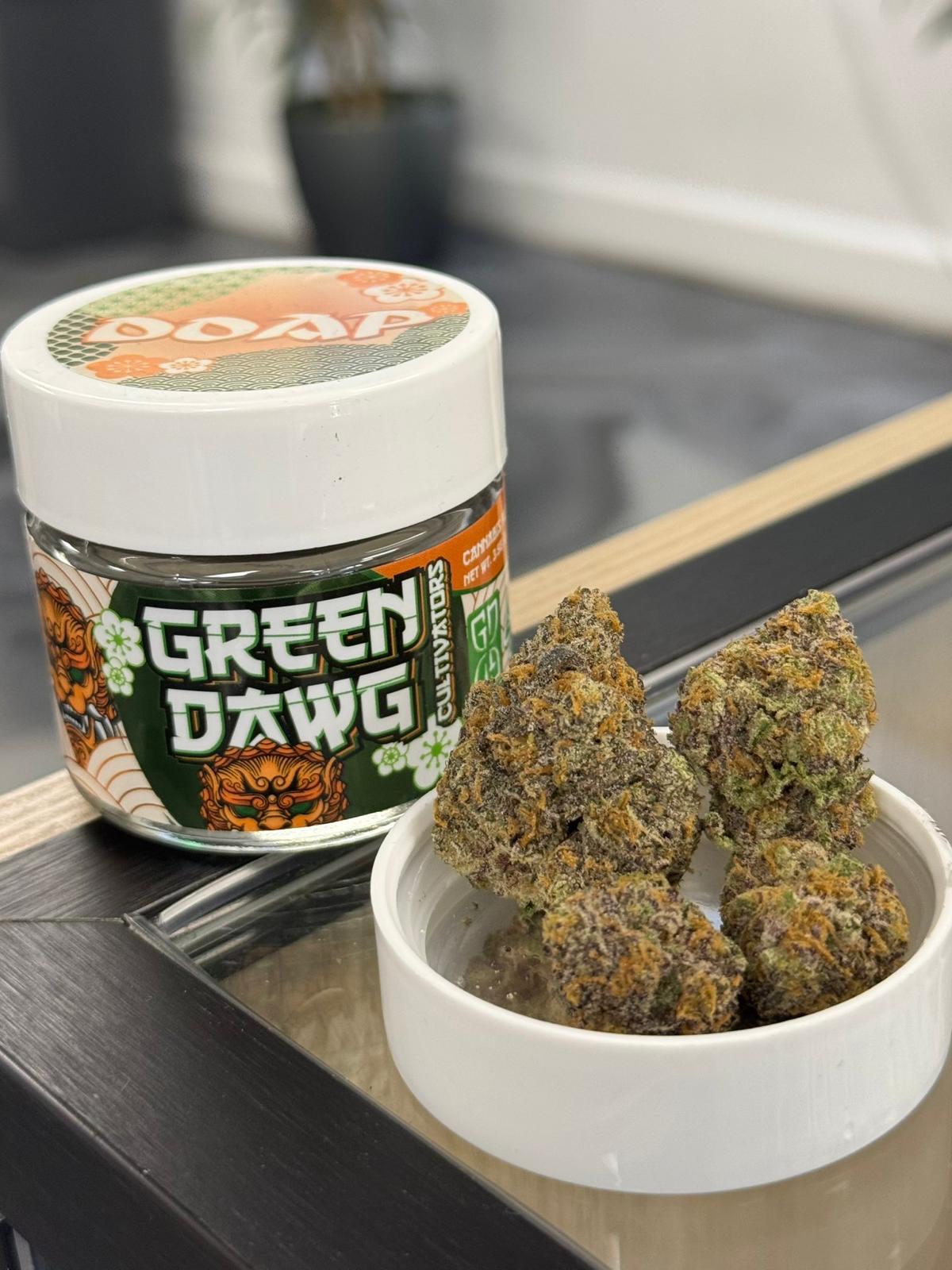 rx green dawg indoor flower – 3.5g rx green dawg indoor flower – 3.5g