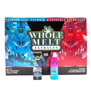 whole melt extracts dual chamber disposable – 2g