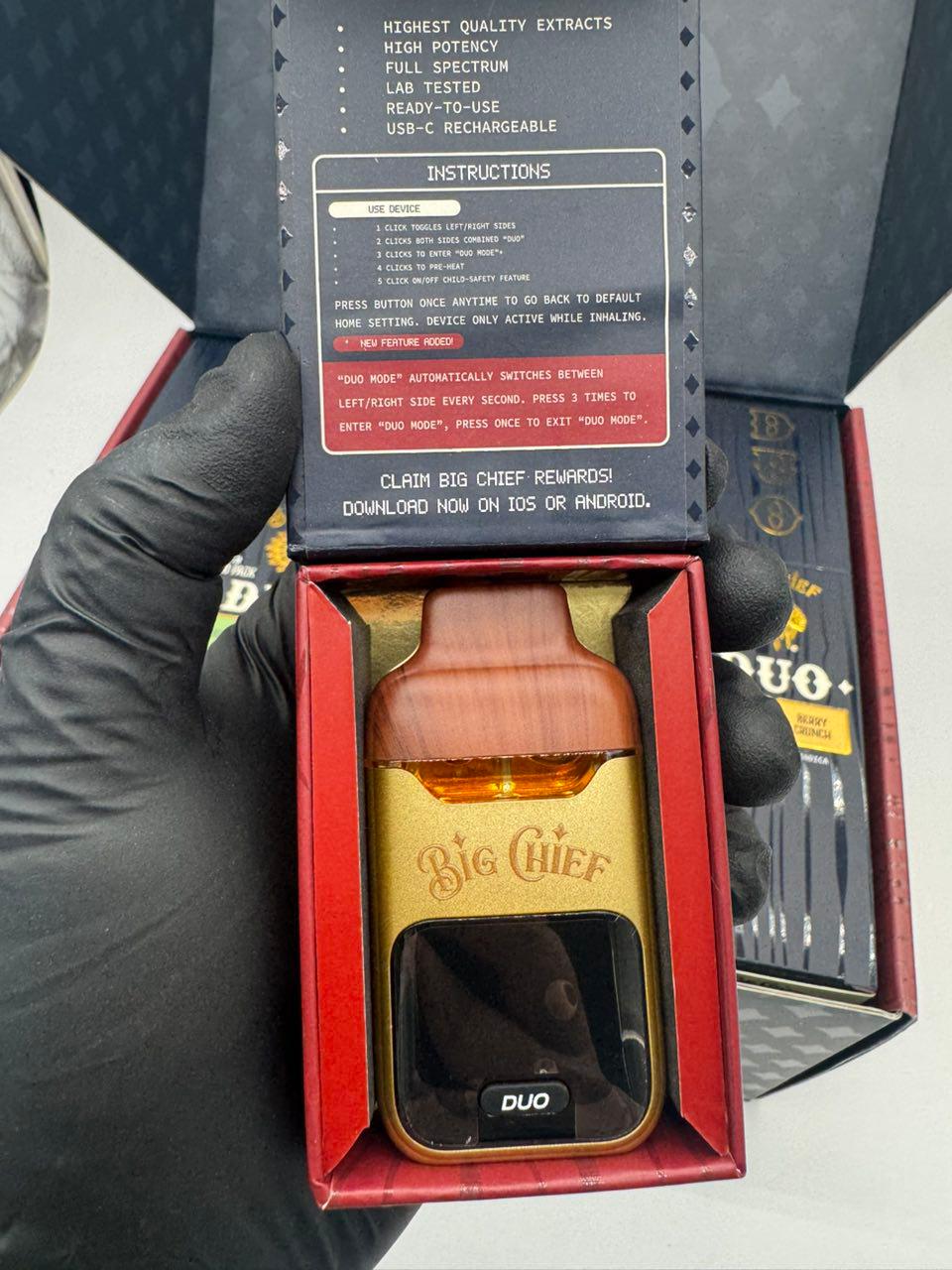 big chief duo 2g disposable – dual chamber full spectrum oil big chief duo 2g disposable – dual chamber full spectrum oil