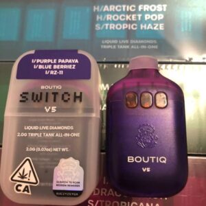 boutiq switch v5 – 2g liquid live diamonds disposable