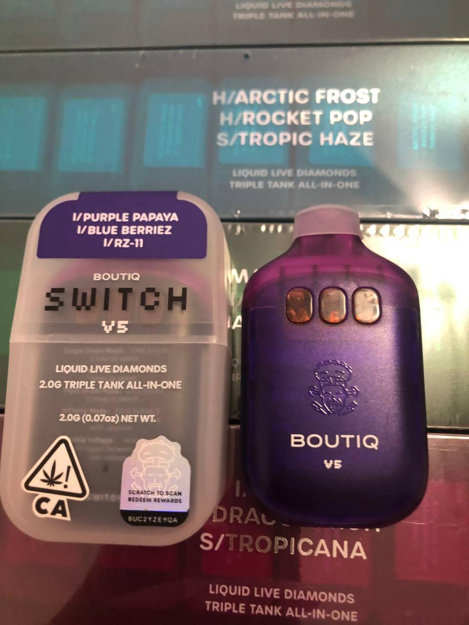 boutiq switch v5 – 2g liquid live diamonds disposable boutiq switch v5 – 2g liquid live diamonds disposable