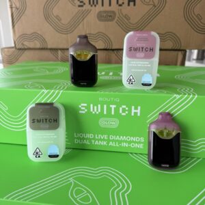 boutiq switch glow liquid live diamonds dual tank disposable – 2g