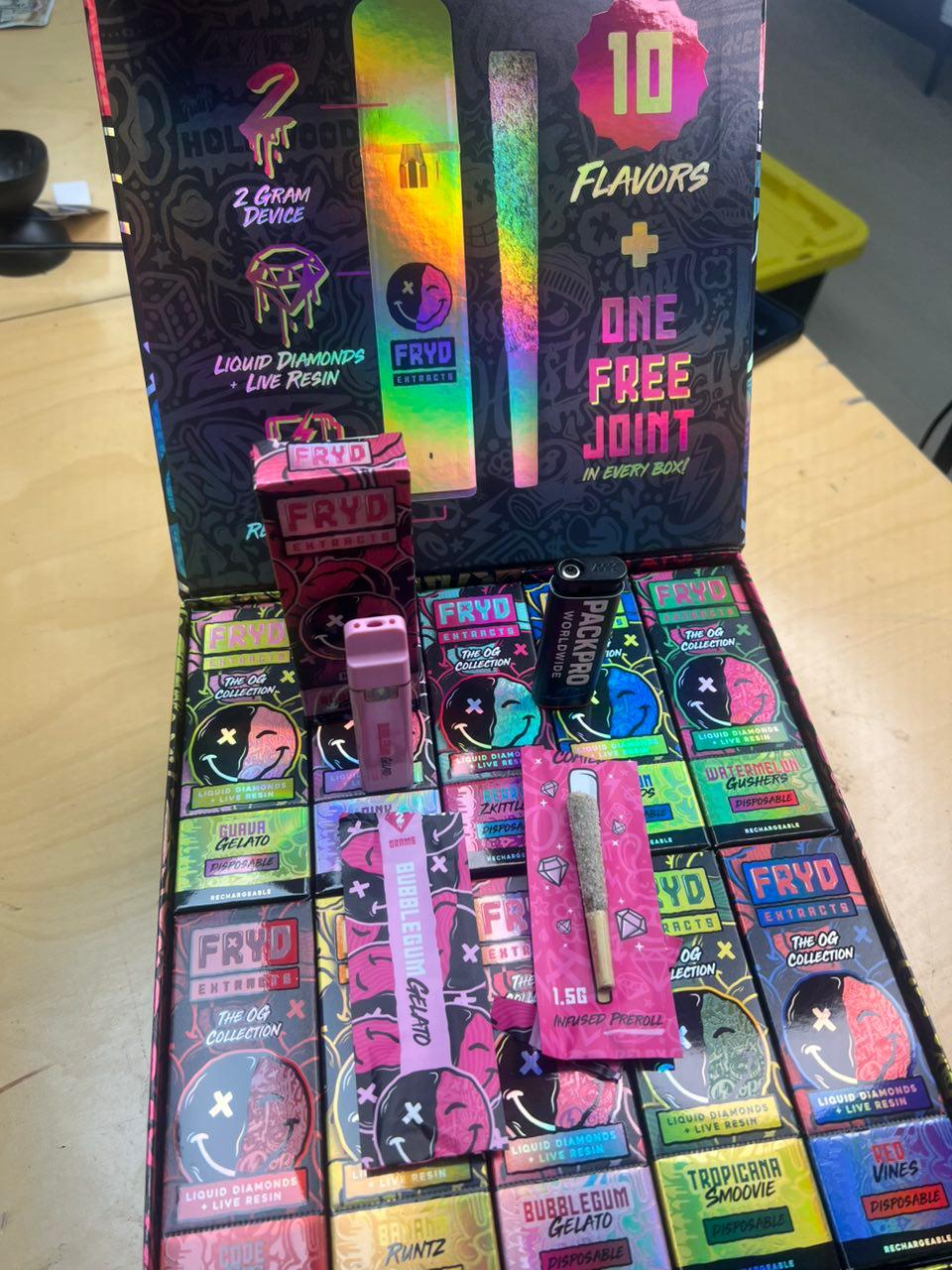 fryd extracts the og collection | 10 pack 2g disposables fryd extracts the og collection | 10 pack 2g disposables