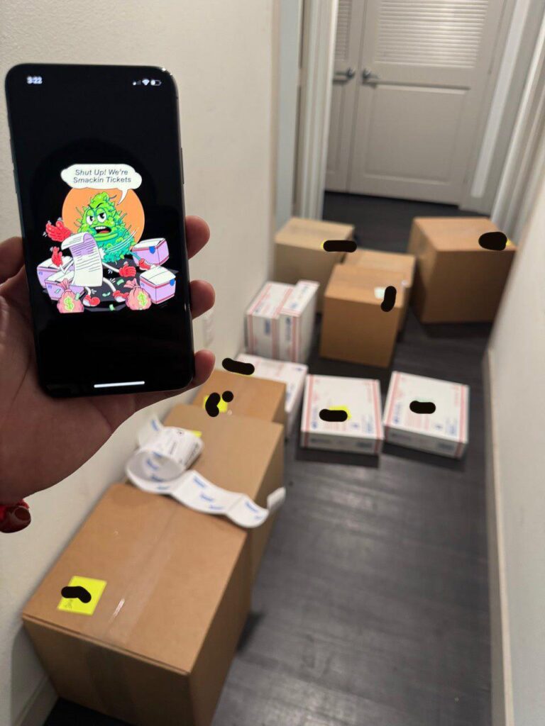 package ready for shipment